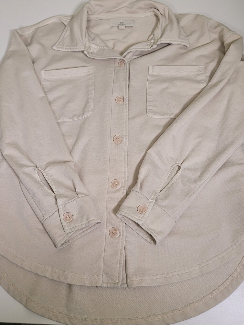 Thread & Supply Cream Utility Shacket
